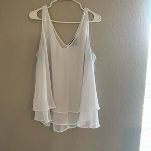Elegant White Sleeveless Top
